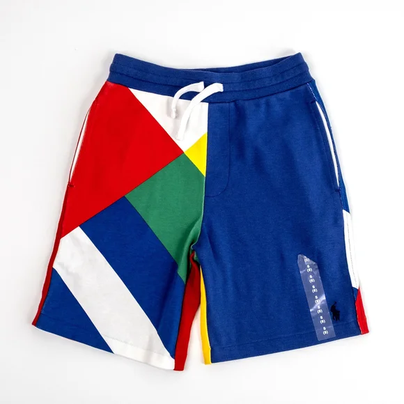 NWOT Polo Ralph Lauren Boys interlock Abstract-Print Cotton Short $49 - Size 8 S - Picture 2 of 7